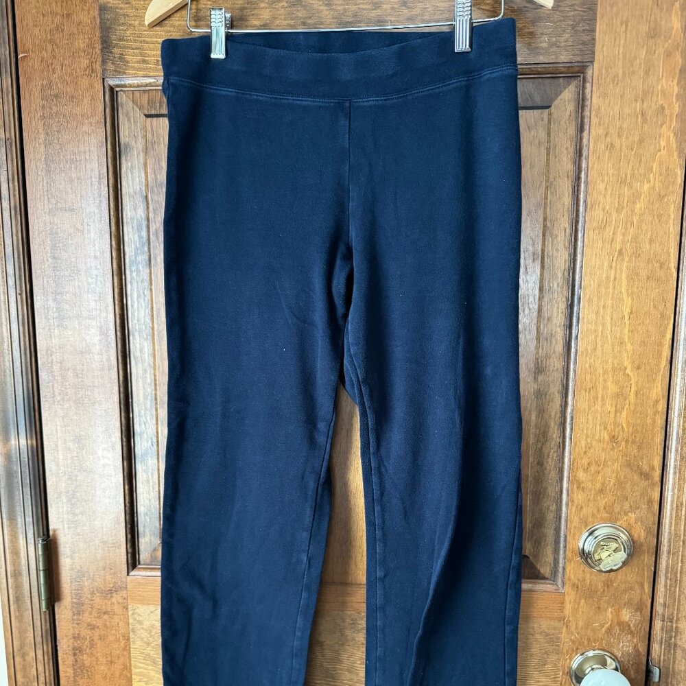 Jones New York Sport Navy Blue Pull-On Pants Medium